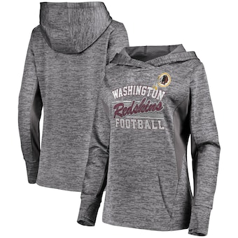 Washington Redskins Majestic Women's Showtime Quick Out Pullover Hoodie - Gray