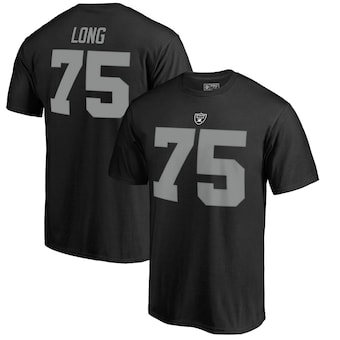 Howie Long Los Angeles Raiders NFL Pro Line by Fanatics Branded Vintage Retired Player Authentic Stack Name & Number T-Shirt - Black