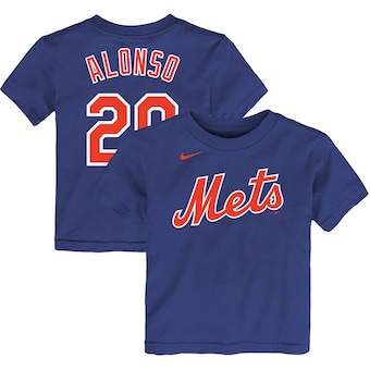 Pete Alonso New York Mets Nike Toddler Player Name & Number T-Shirt - Royal