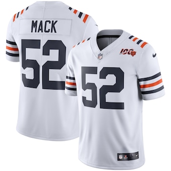 Khalil Mack Chicago Bears Nike 2019 100th Season Alternate Classic Limited Jersey - White