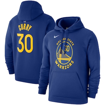 Stephen Curry Golden State Warriors Nike 2019/20 Name & Number Pullover Hoodie - Royal