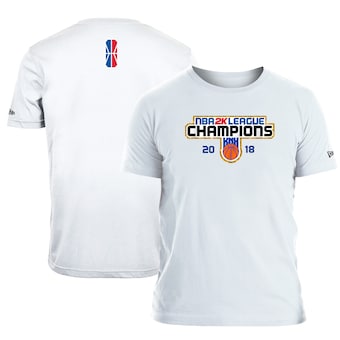 Knicks Gaming New Era 2018 NBA 2K League Champions Finals T-Shirt - White