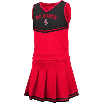 NC State Wolfpack Colosseum Girls Youth Pinky Cheer Dress - Red