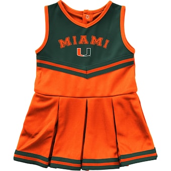 Miami Hurricanes Colosseum Girls Infant Pinky Cheer Dress - Orange
