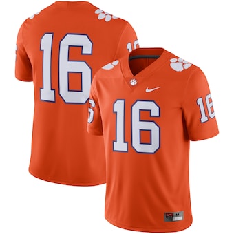 #16 Clemson Tigers Nike Game Jersey - Orange
