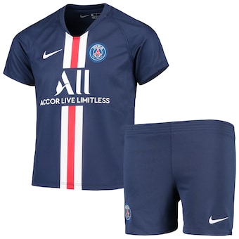 Paris Saint-Germain Nike Youth 2019/20 Home Replica Jersey Kit Set - Navy