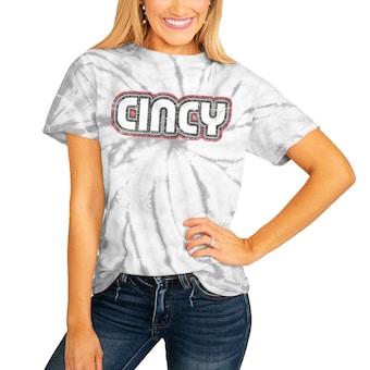 Cincinnati Bearcats Women's It's A Win Spin-Dye T-Shirt - White