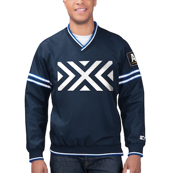 New York Excelsior Starter Overwatch League Game Day Trainer Pullover Jacket - Navy