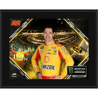 Joey Logano Fanatics Authentic 10.5" x 13" 2018 NASCAR Monster Energy Cup Series Champion Sublimated Plaque