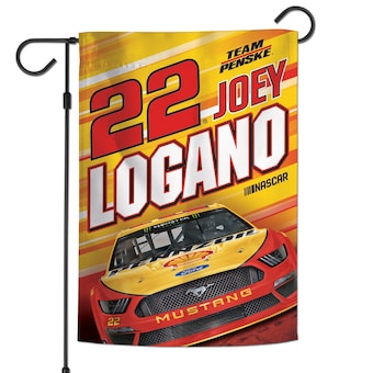 Joey Logano WinCraft Shell/Pennzoil 12.5" x 18" Two-Sided Garden Flag
