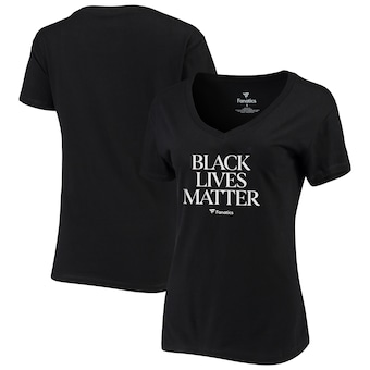 Fanatics Women's Black Lives Matter V-Neck T-Shirt - Black