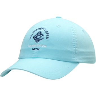 Women's 2019 U.S. Women's Open Kate Lord Light Blue Solid Peach Twill Adjustable Hat