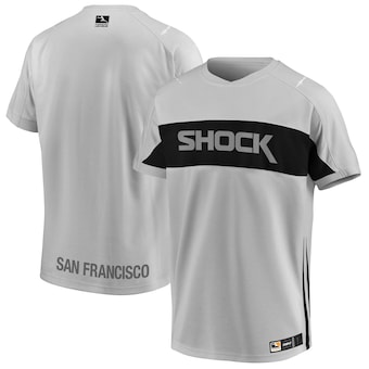San Francisco Shock Staple 2020 Authentic Home Jersey - Gray