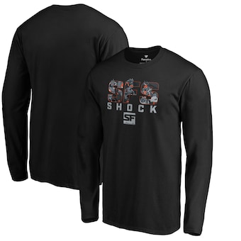 San Francisco Shock Fanatics Branded City Hero Long Sleeve T-Shirt - Black