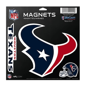 Houston Texans 11'' x 11'' Vinyl Magnet 3-Pack