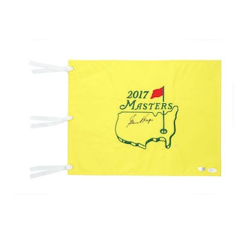 Gary Player Fanatics Authentic Autographed 2017 Augusta National Masters Flag
