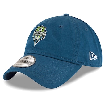 Seattle Sounders FC New Era Team Logo 9TWENTY Adjustable Hat - Blue