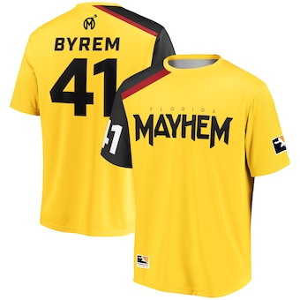 byrem Florida Mayhem Overwatch League Home Team Jersey - Yellow