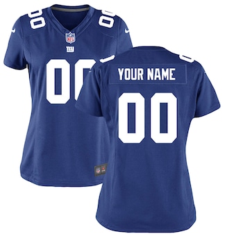 New York Giants Nike Women's Custom Game Jersey - Royal Blue