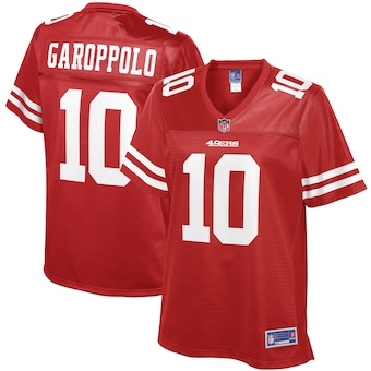 Jimmy Garoppolo San Francisco 49ers NFL Pro Line Women's Team Player Jersey - Scarlet