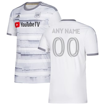 LAFC adidas Youth 2020 Secondary Custom Replica Jersey - White