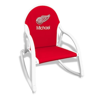 Detroit Red Wings Children's Personalized Rocking Chair - Red