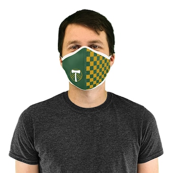 Portland Timbers Adult Checkered Wrap Face Covering