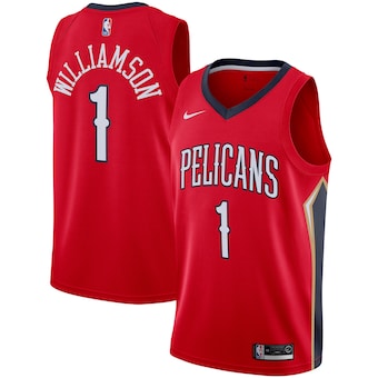 Zion Williamson New Orleans Pelicans Nike 2019/2020 Swingman Jersey - Statement Edition - Red