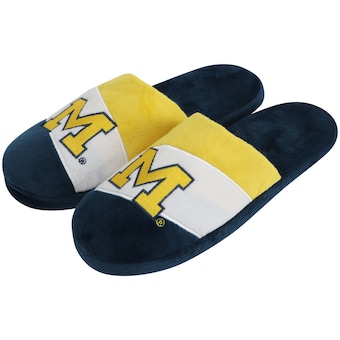 Michigan Wolverines Team Colorblock Slide Slippers