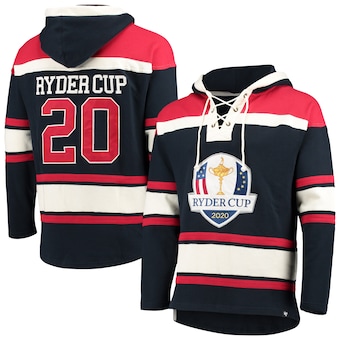 2020 Ryder Cup '47 Lacer Pullover Hoodie - Navy/Red