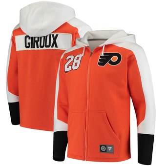 Claude Giroux Philadelphia Flyers Fanatics Branded Breakaway Full-Zip Hoodie - Orange