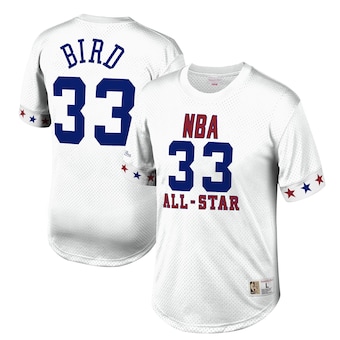 Larry Bird Mitchell & Ness Eastern Conference 1988 All-Star Hardwood Classics Mesh Name & Number T-Shirt - White
