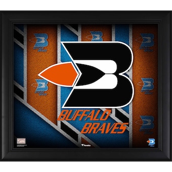 Buffalo Braves Fanatics Authentic Framed 15" x 17" Hardwood Classic Logo Team Threads Collage