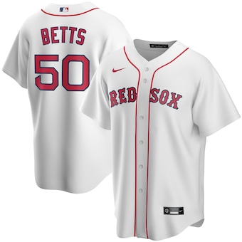 Mookie Betts Boston Red Sox Nike Home 2020 Replica Player Jersey - White
