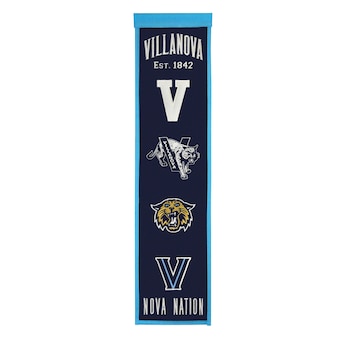 Villanova Wildcats 8" x 32" Premium Heritage Banner