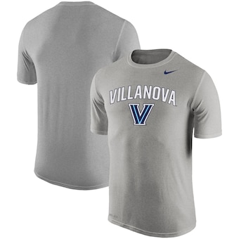 Villanova Wildcats Nike Arch Over Logo Performance T-Shirt - Heathered Gray