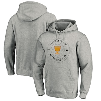 2019 Presidents Cup Fanatics Branded Coin Pullover Hoodie - Heathered Gray