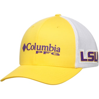 LSU Tigers Columbia Collegiate PFG Flex Hat - Gold