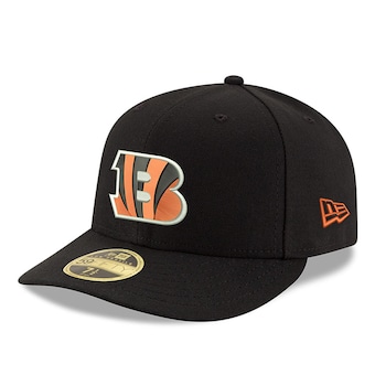 Cincinnati Bengals New Era Omaha Low Profile 59FIFTY Structured Hat - Black