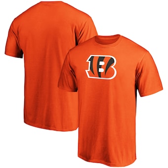 Cincinnati Bengals NFL Pro Line by Fanatics Branded Primary Logo Team T-Shirt - Orange