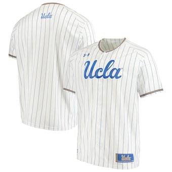 UCLA Bruins Under Armour Performance Replica Baseball Jersey - White