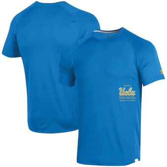 UCLA Bruins Under Armour Football Sideline Raid Performance T-Shirt - Blue