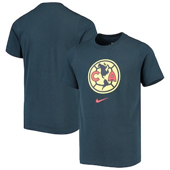 Club America Nike Youth Evergreen Crest Team T-Shirt - Navy