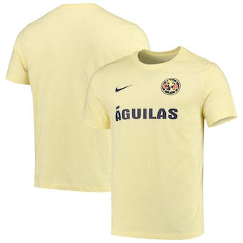Club America Nike Core Match T-Shirt - Yellow