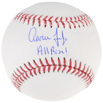 Aaron Judge New York Yankees Fanatics Authentic Autographed Baseball with "All Rise" Inscription