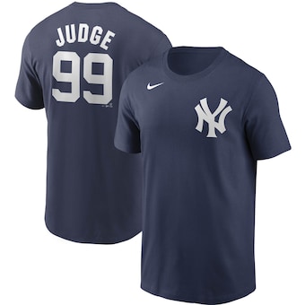 Aaron Judge New York Yankees Nike Name & Number T-Shirt - Navy