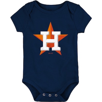 Houston Astros Newborn & Infant Primary Logo Bodysuit - Navy