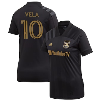Carlos Vela LAFC adidas Women's 2020 Primary Replica Jersey - Black