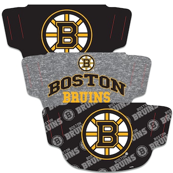 Boston Bruins WinCraft Adult Face Covering 3-Pack - MADE IN USA