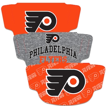 Philadelphia Flyers WinCraft Adult Face Covering 3-Pack - MADE IN USA
